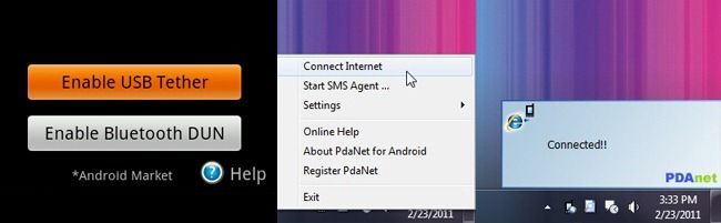 Использовать Android как модем — без рутирования