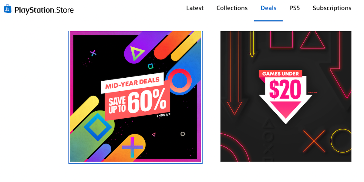 Скидки в PS Store (промо-изображение)