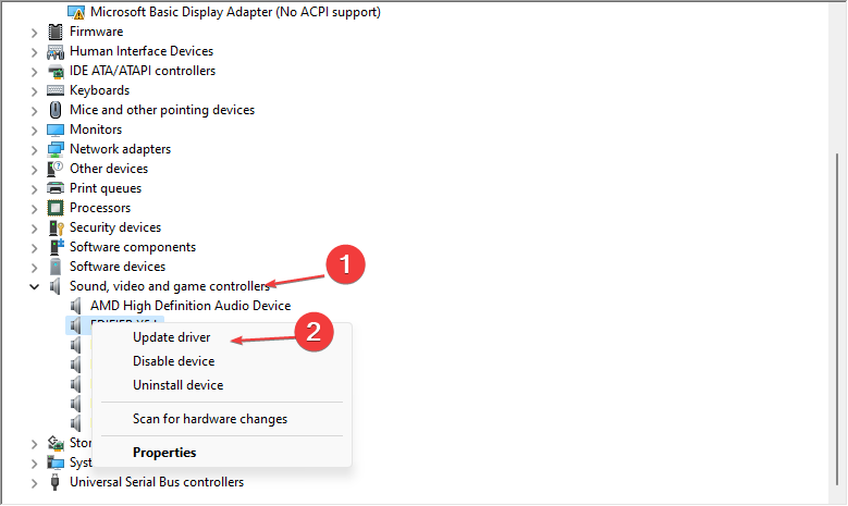 Диспетчер устройств: Dolby Audio устройство