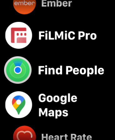 Apple Watch Find People App