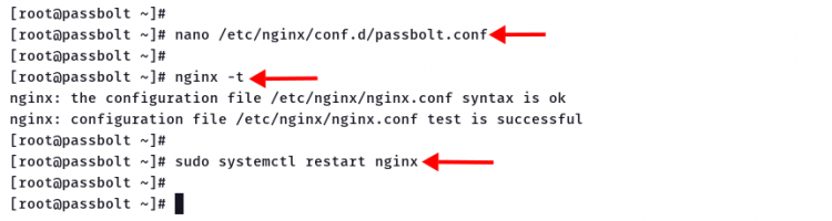 Пример конфигурации Nginx для Passbolt