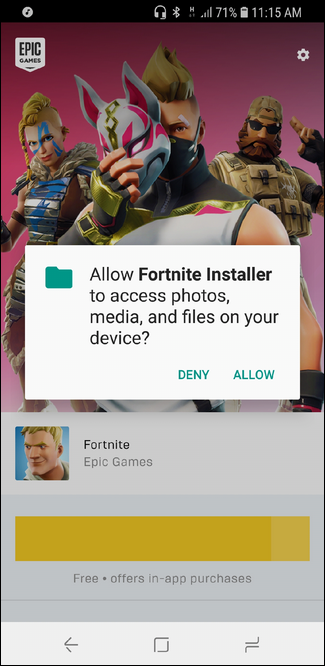 Процесс загрузки дополнительных ресурсов игры