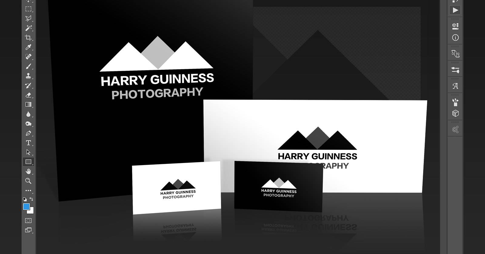 Геометрический логотип в Photoshop — пошагово