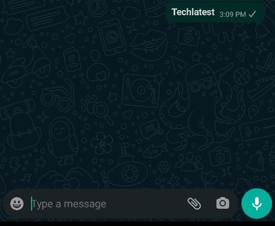 Жирный текст в WhatsApp после отправки