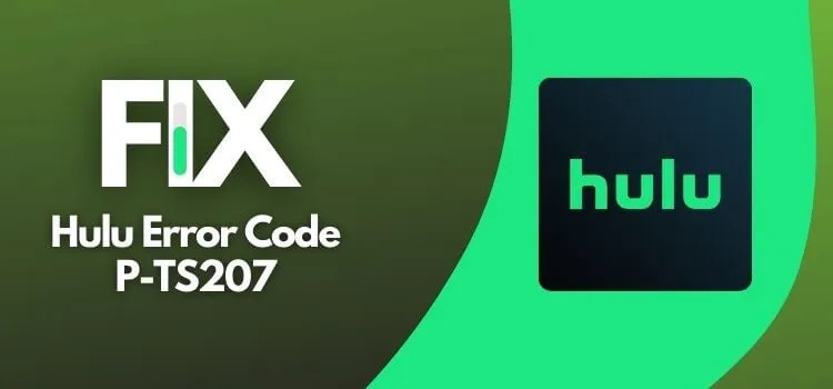 Fernseher mit Streaming-Fehler: Hulu P-TS207