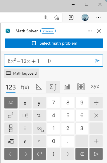 Введите задачу через виртуальную клавиатуру и отправьте её на решение.