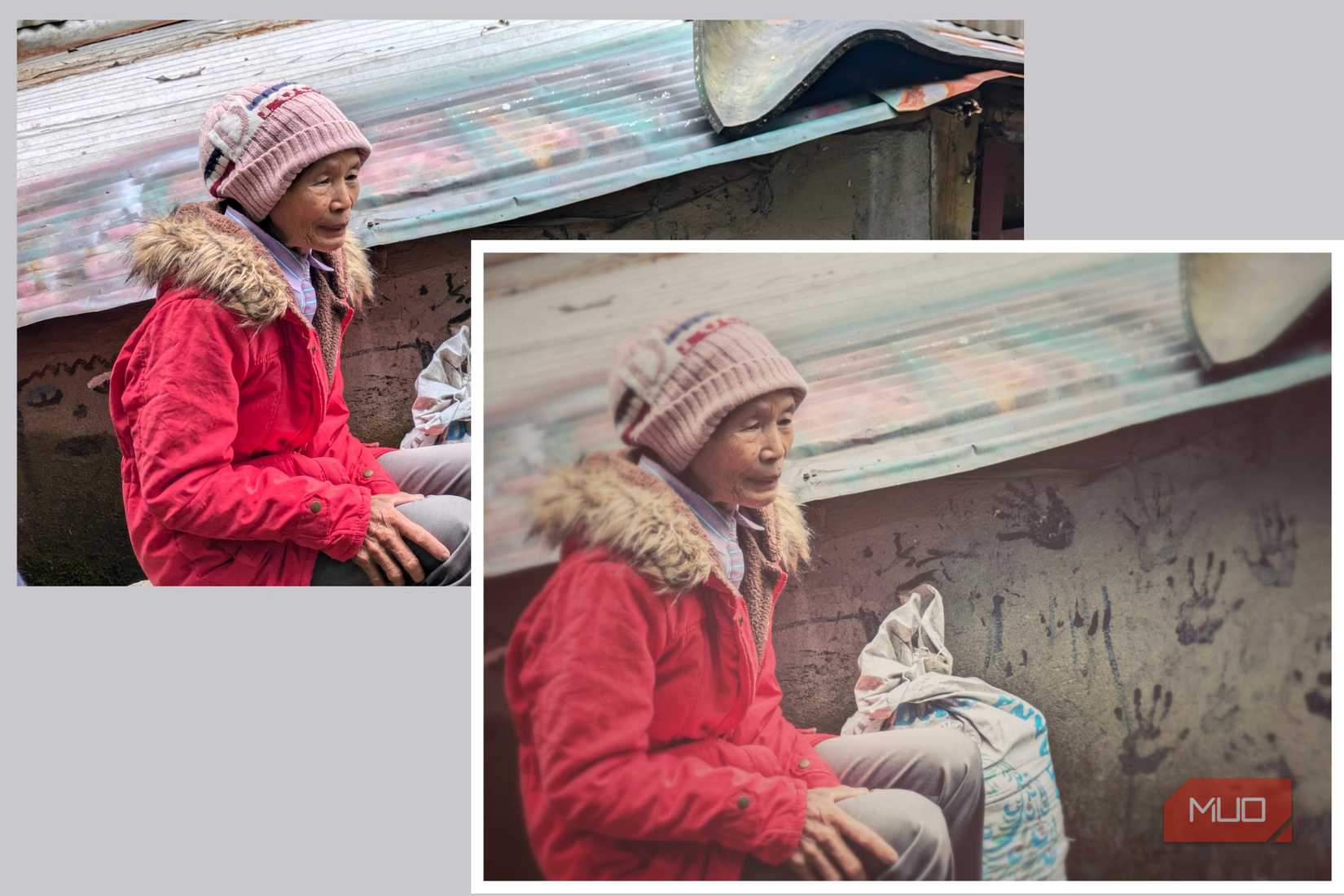 Регулировка баланса белого и насыщенности для ретро‑вида