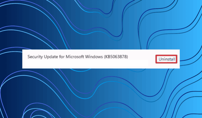 Desinstalar KB5063878 no Windows 11 para corrigir SSD