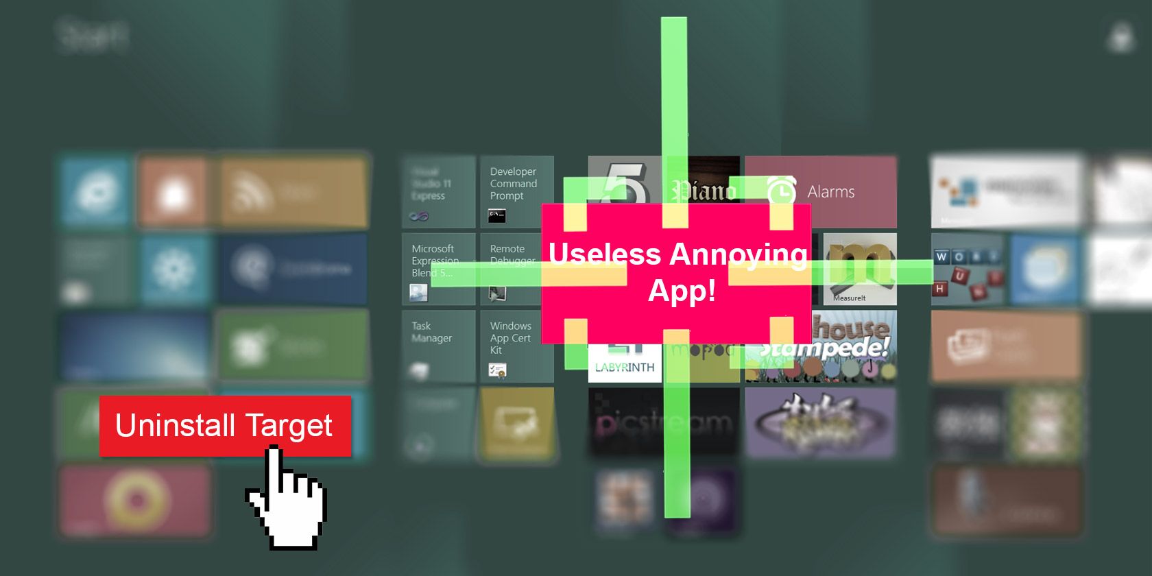 Как удалить программы в Windows 8