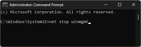 cmd_stop WM