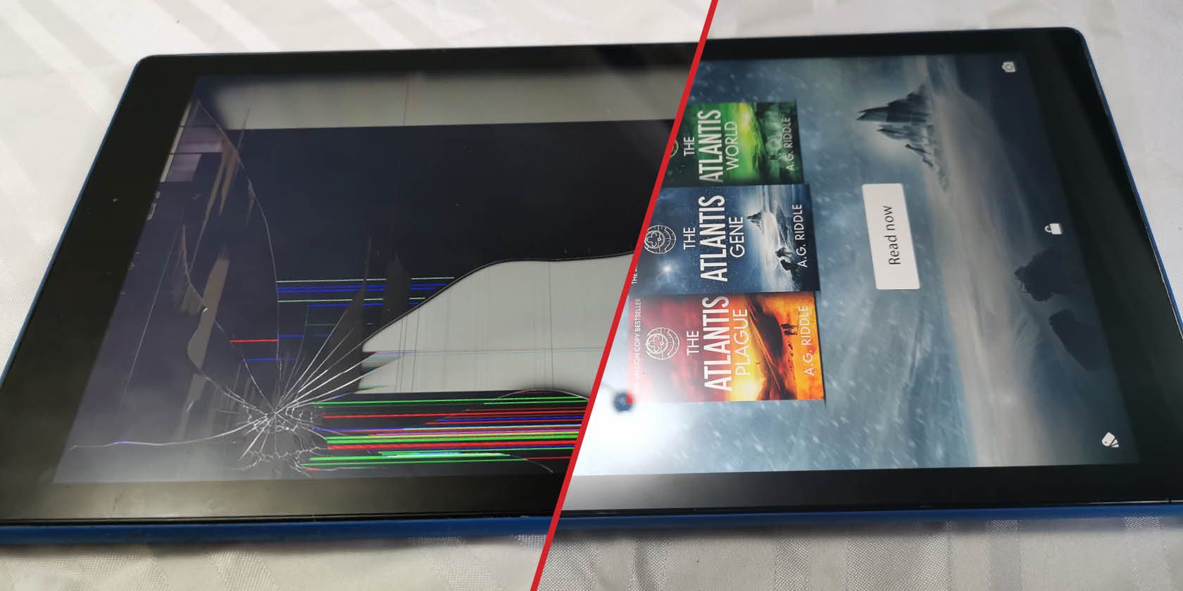 Как заменить разбитый экран планшета