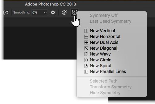 Иконка бабочки для Paint Symmetry на панели