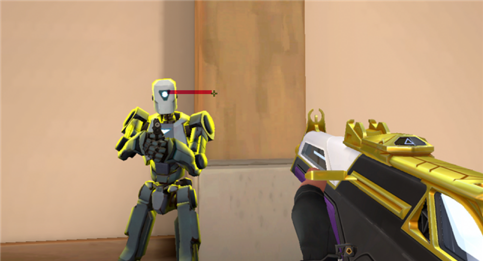 Place your crosshair at head level while moving through the map