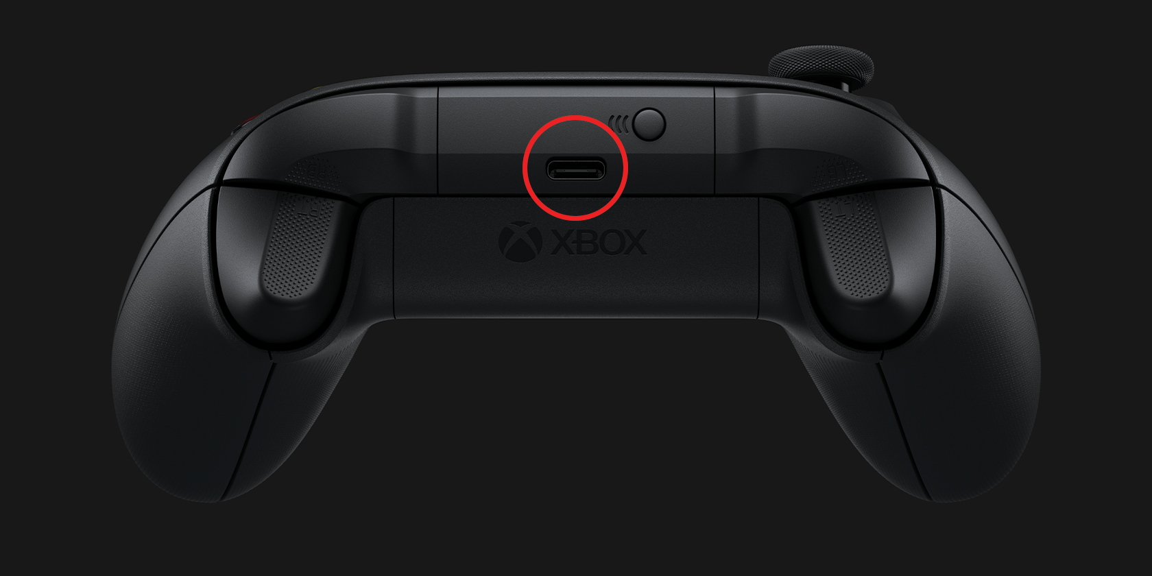 Разъём USB‑C на контроллере Xbox Series X