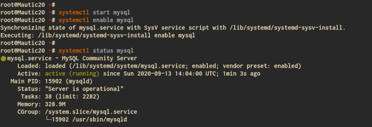 Установка MySQL на Ubuntu 20.04