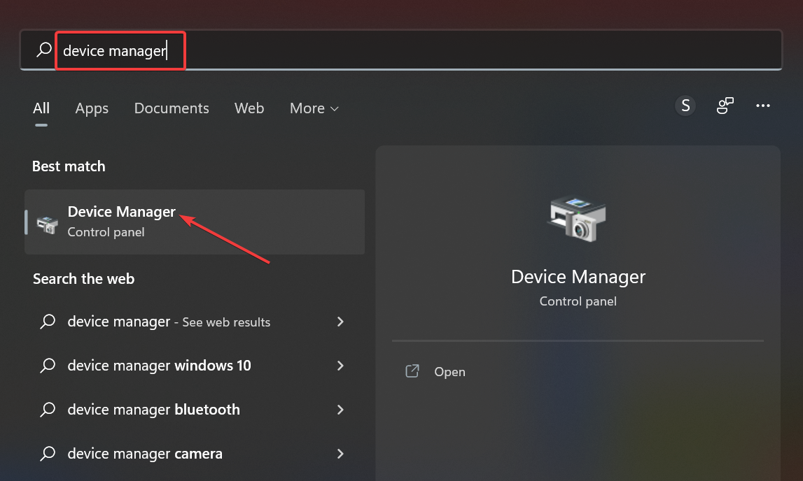 Иконка Диспетчера устройств
