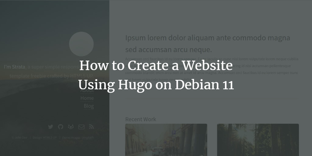 Hugo на Debian 11 — установка и запуск