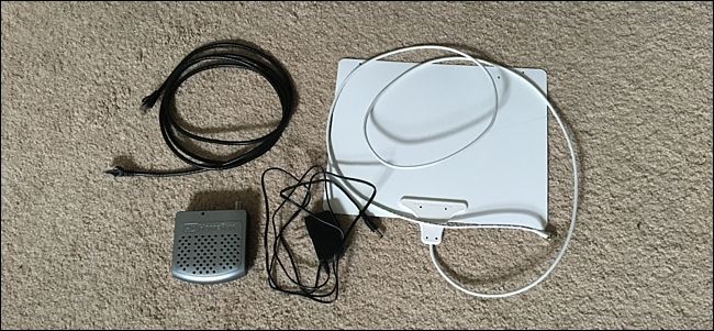 Подключение HDHomeRun: питание, коаксиальный и Ethernet