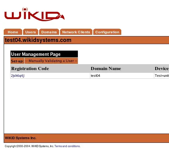 Register software token user
