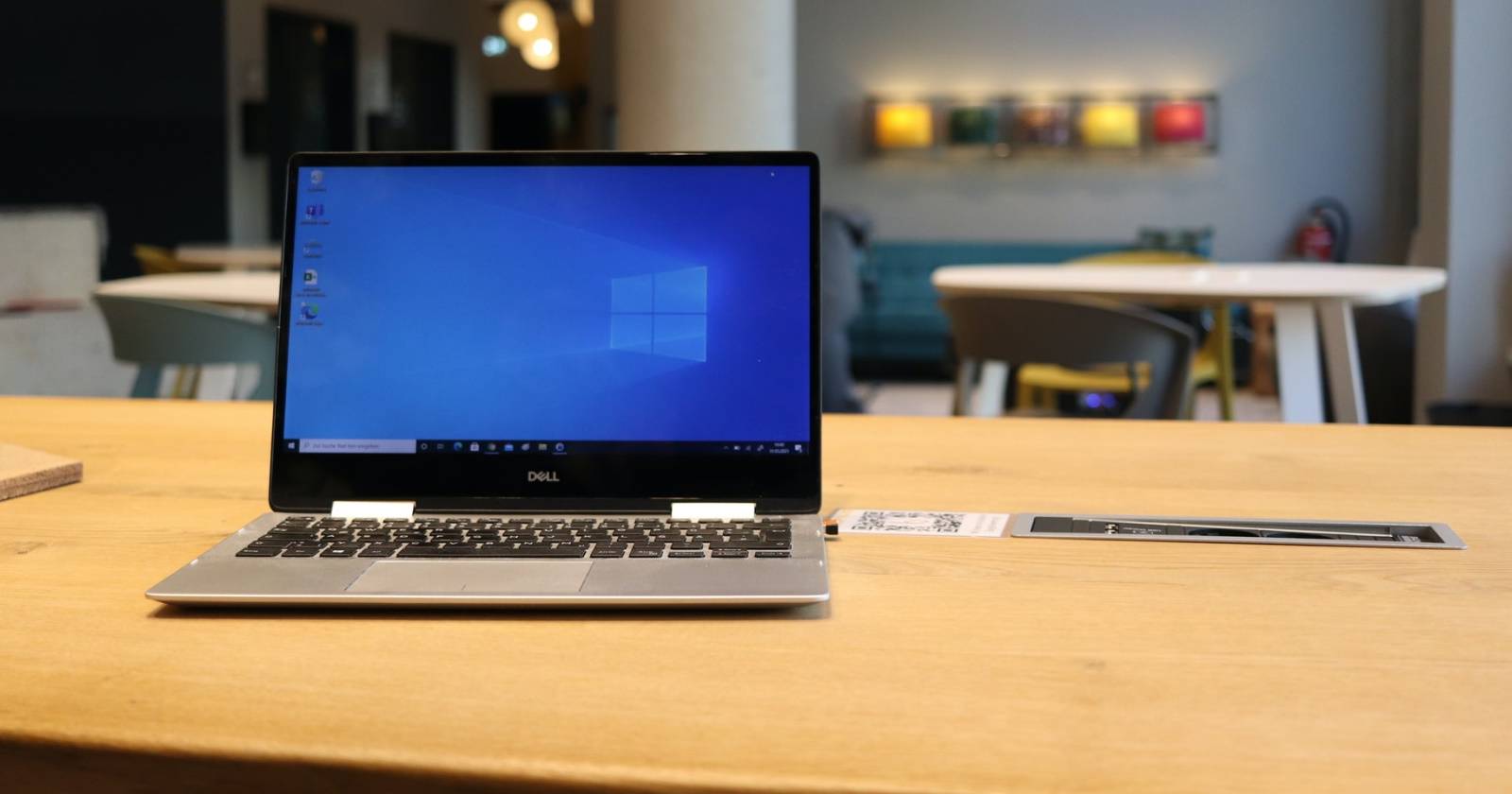 Computer con Windows 10 acceso, schermata di avvio visibile