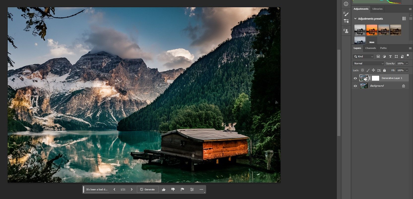 Пример: «it's been a bad day» — неожиданный художественный результат