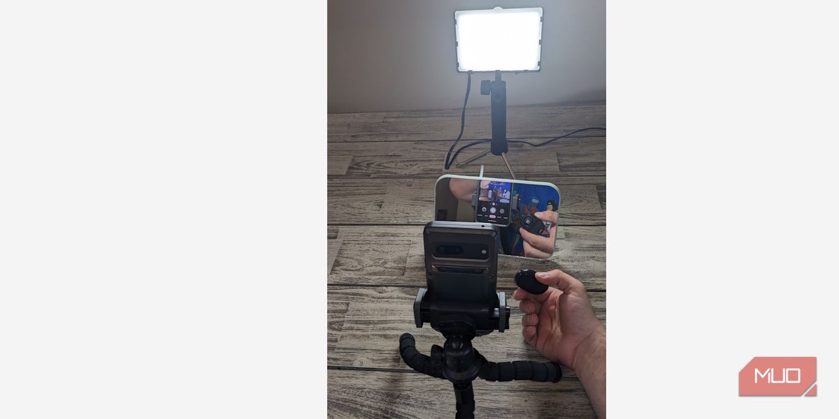 Мини‑студия для селфи на Android: штатив, зеркало и свет