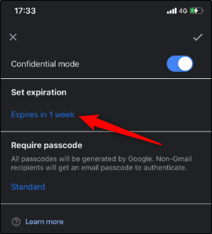 Текст с указанием срока действия письма 