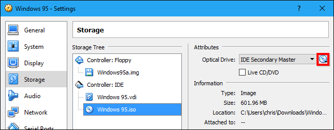 Подключение ISO в виртуальный оптический привод