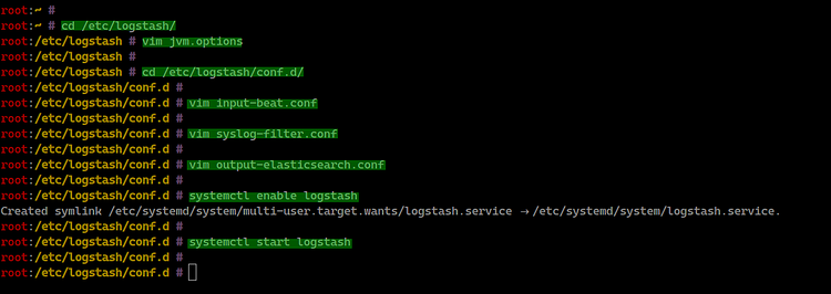 Configuración de Logstash