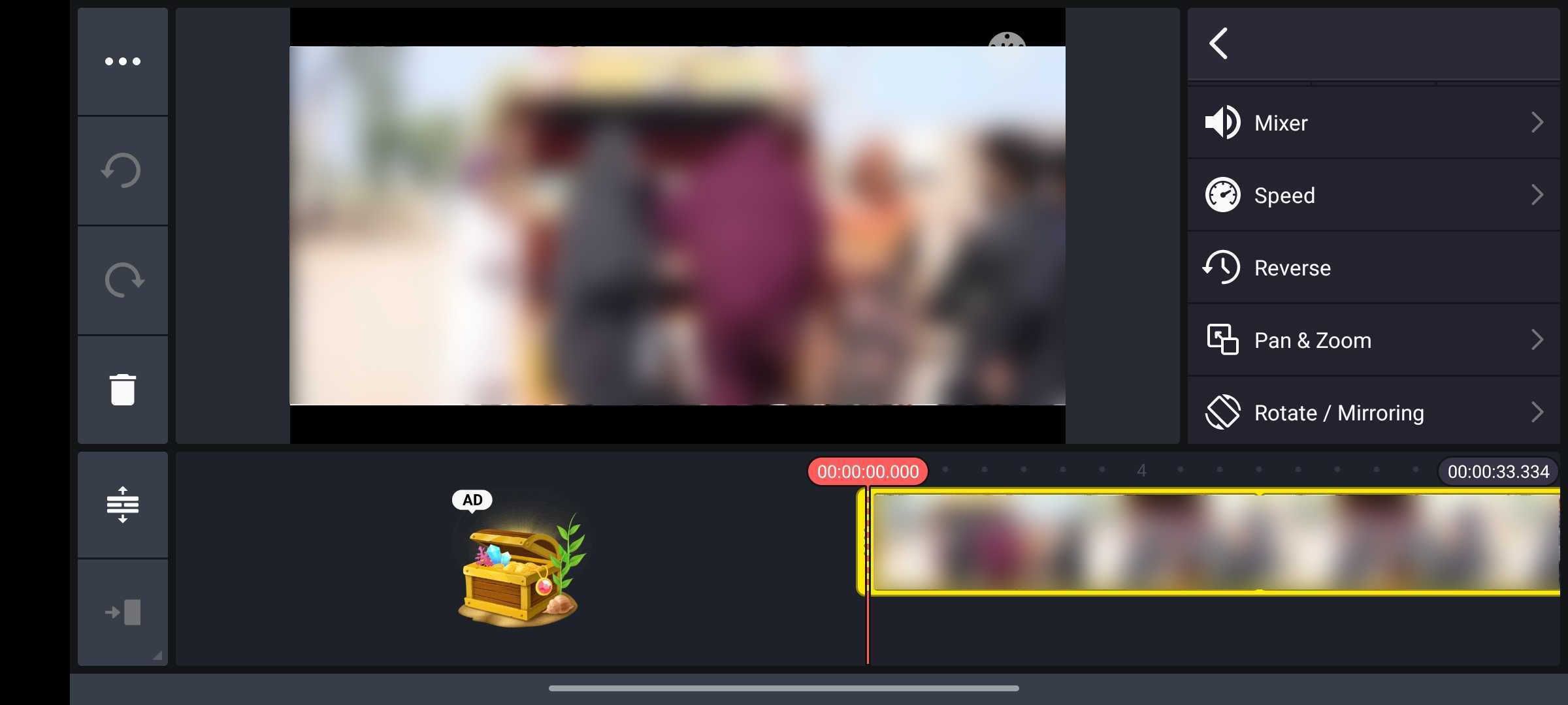 Выбор опции Mixer в разделе управления дорожкой