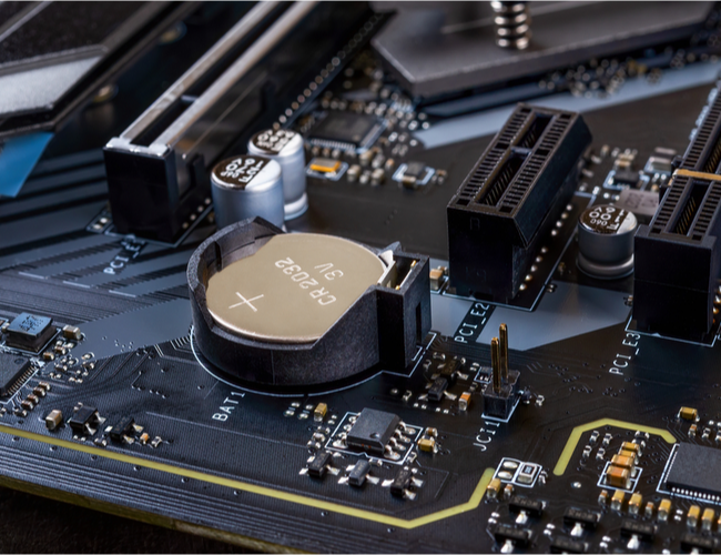 Jumper and CMOS battery.