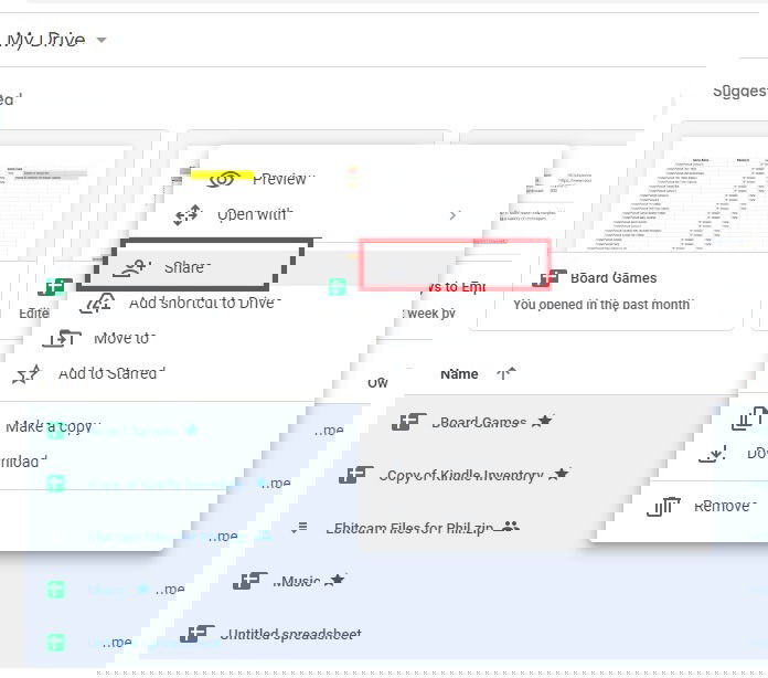 Окно «Поделиться» показывает количество выбранных файлов