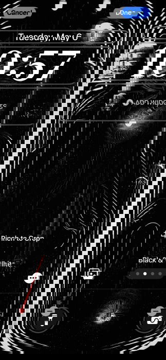 Removing default shortcuts on iPhone lock screen. 