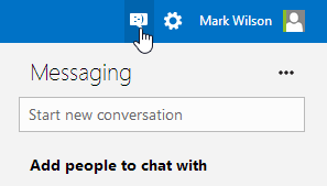 Панель сообщений в Outlook.com справа