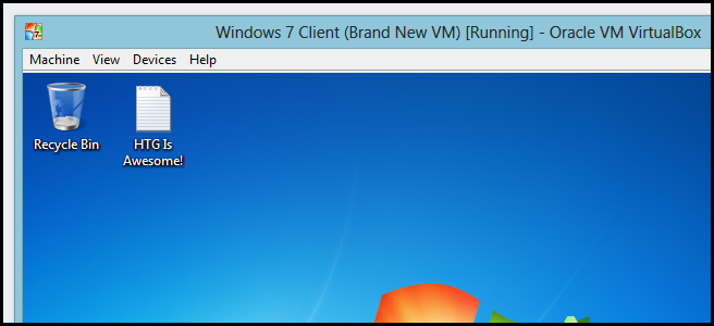 Окно виртуальной машины VirtualBox с предложением выключить машину