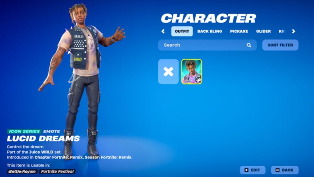 Пакет Juice WRLD в Fortnite — скин и аксессуары