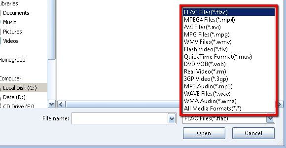 Список файлов для конвертации в интерфейсе FLAC To MP3 и прогресс-бар