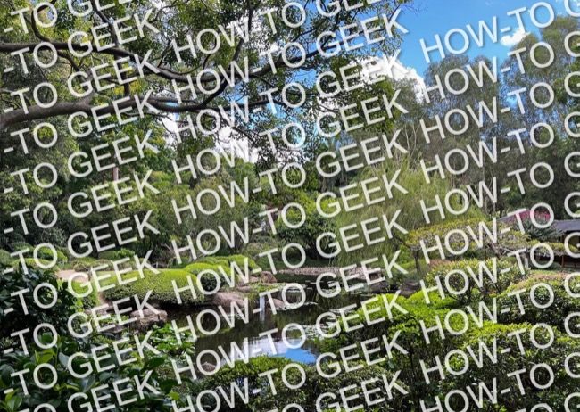 A ridiculous How-To Geek watermark