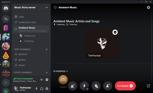 Событие будет видно в списке Stage-канала.