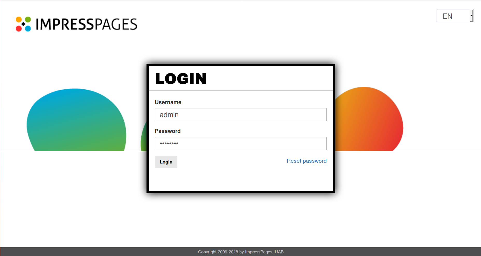 Установка ImpressPages на Ubuntu 18.04