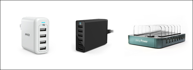 Компактная многопортовая USB‑станция на столе