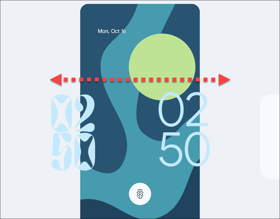Листайте стили часов