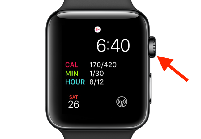 Экран Apple Watch: приложение Настройки и раздел Основные