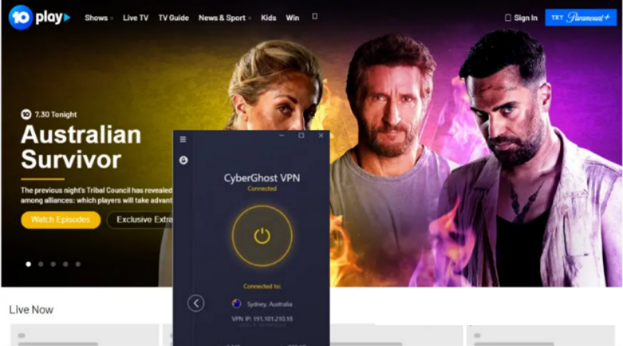 Интерфейс 10 Play с плейером