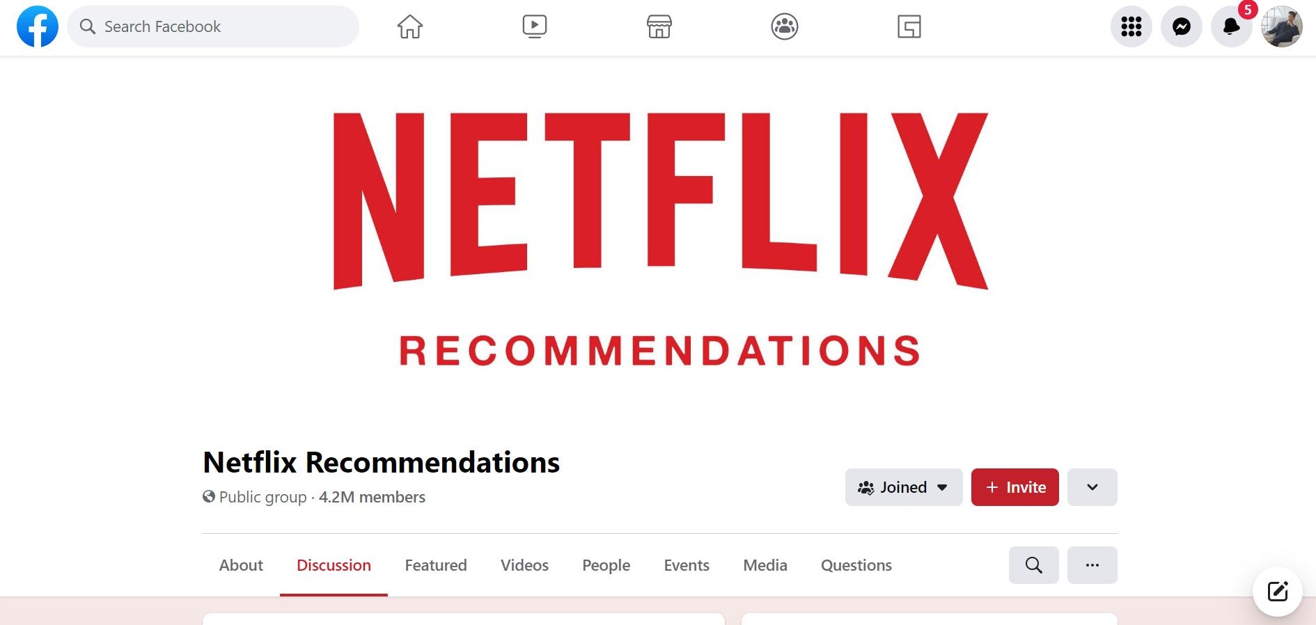 Attractive Facebook group