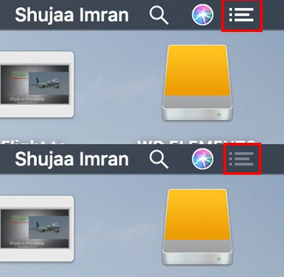 Сочетание клавиш «Не беспокоить» на Mac