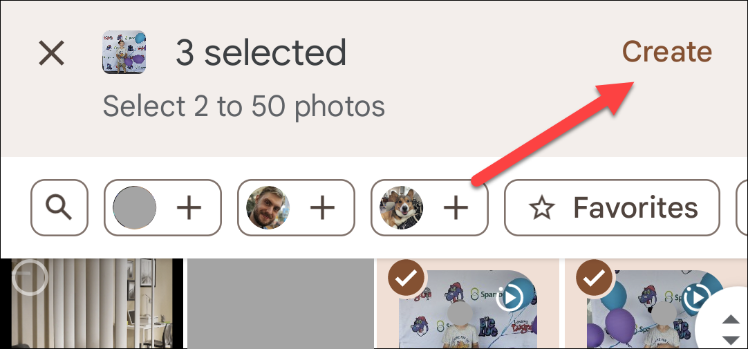 Нажмите «Создать», чтобы сгенерировать GIF