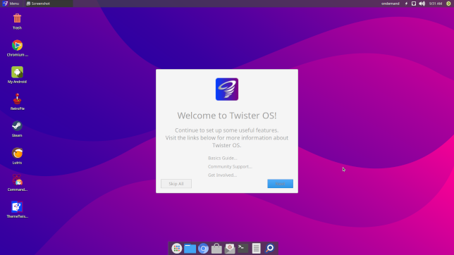 Twister OS тема в стиле macOS Big Sur