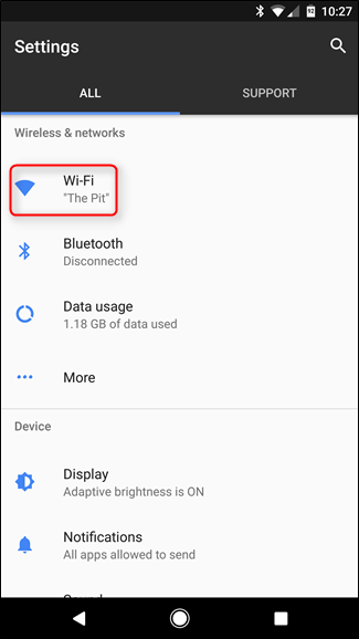 Wi‑Fi: долгий нажим на сеть с опцией Записать в NFC‑метку