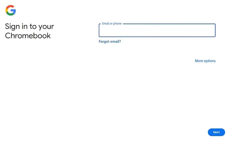 Вход в аккаунт Google